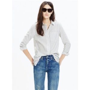 Madewell Ex-Boyfriend Shirt in Napa Stripe